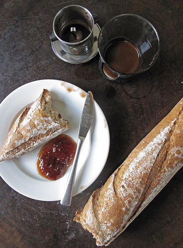 Whole Wheat Baguette and Vietnamese Coffee