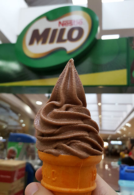 Milo-ice-cream